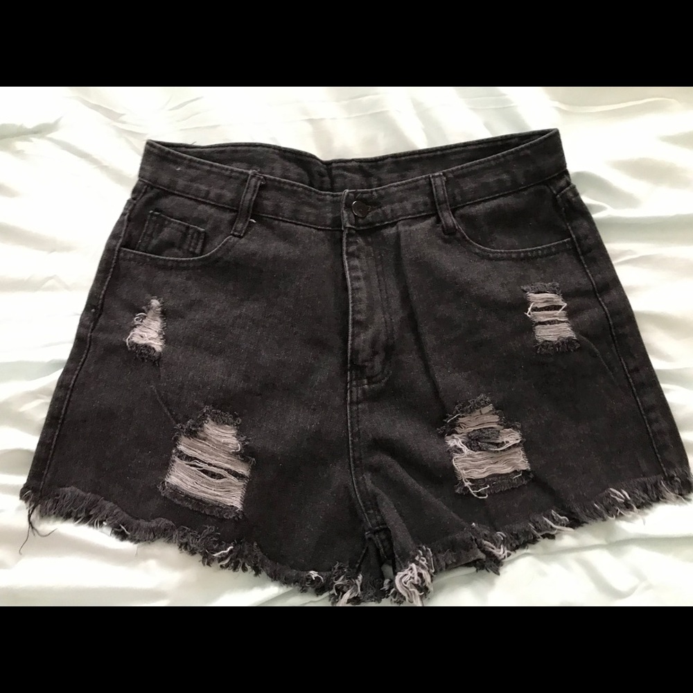 Denim shorts